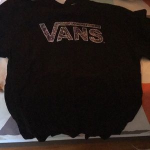 Vans spray paint logo tee
